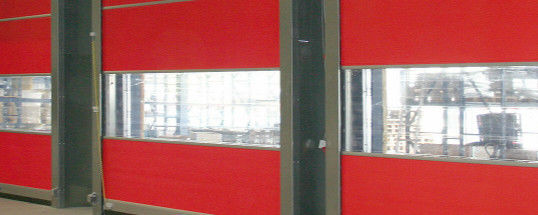 자동적인 급류 PVC 급속한 롤러 문 레이다 감지기 주문을 받아서 만들어진 색깔
