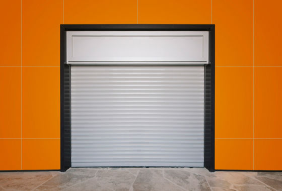 900/800N PVC 투명한 창을 가진 급속한 롤러 문 강철 구조물