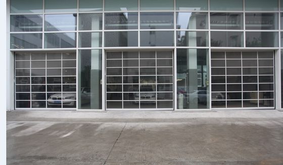 빠른 반응 투명 차고 문 현대 알루미늄 문 아크릴 유리 저렴한 가격 주거용 전기 자동