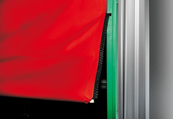 방수성 PVC 급속 셔터 문 고속 35 ~ 65 섭씨 중국 청정 워크샵 PVC 직물 빠른 롤링 문