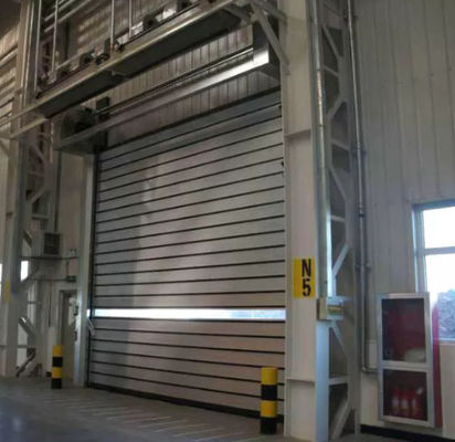 보안 외관 현대 디자인 중국 공급자 바람 저항 40mm 고속 나선 문 외관용 알루미늄 합금