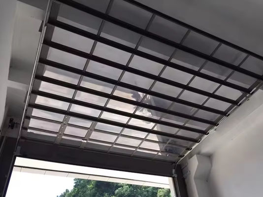현대 알루미늄 구간문 다양한 색상 쌍창 유리 9x8 9x7 16x7 현대 오버헤드 전체 전망