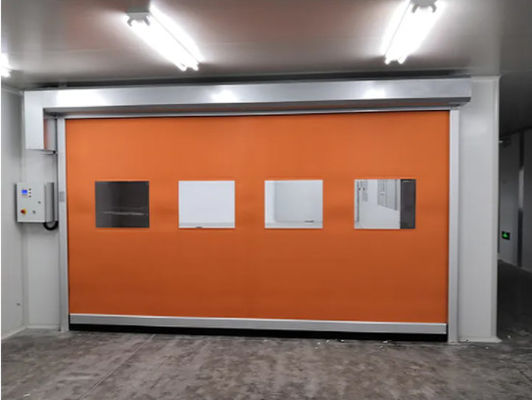 안전 단열 고속 롤러 도어 기상 유연 현대 디자인 도용 산업 자동 급속 고속 PVC