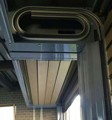 바람 저항 알루미늄 딱딱한 고속 나선 문으로 부드러운 작업 - 220V / 50HZ 전원 공급