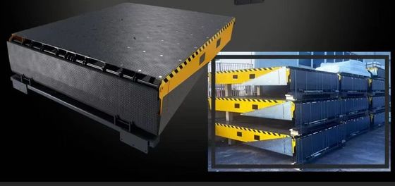 도크 도어 레벨러 워크샵 자동 도크 플레이트 25000-40000LBS 안전 디자인 발 페달 제어