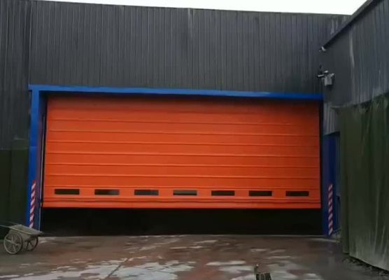 공장 가격 빠른 산업 창고 / 공장 내부 설명서 / 자동 작동 고속 PVC 롤 업 셔터 문 304 스테인리스 스틸 재료