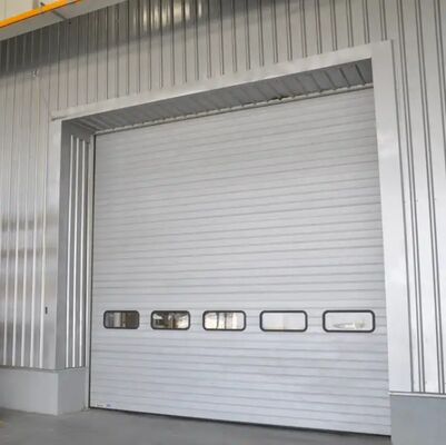 Steel Commercial Sectional Overhead Doors Fire Station Industrial Sectional Doors Sectional Steel Doors Automatic Formed Manual Automatic Operation