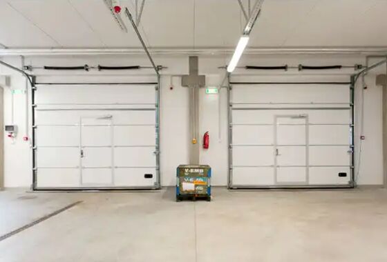 중국 오버헤드 자동 창고 공장 외관 맞춤식 강철 상업 부문 오버헤드 문 소방소 산업 문