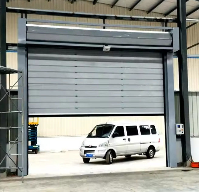속도 스파이럴 도어 0.8m/s 오픈 0.75KW 모터 파워 광 전기 센서 안전 시스템