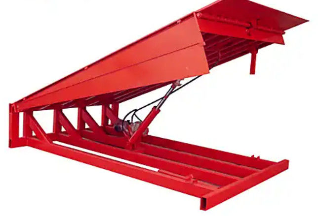 안전 체인 워크샵 자동 도크 플레이트 도크 도크 도어 레벨러 25000-40000LBS 로딩을 위한 안전한 설계