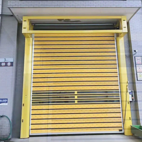 알루미늄 투명 고속 나선문 PLC 제어 안전과 효율의 완벽한 조합