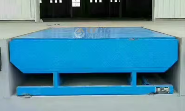 핸드헬드 리모컨 도크 도어 레벨러 워크샵 자동 도크 플레이트 도크 도어 레벨러 25000-40000LBS 안전 설계 용량 10